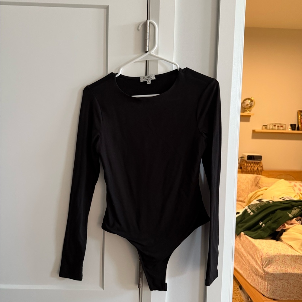 Black Long Sleeve Bodysuit